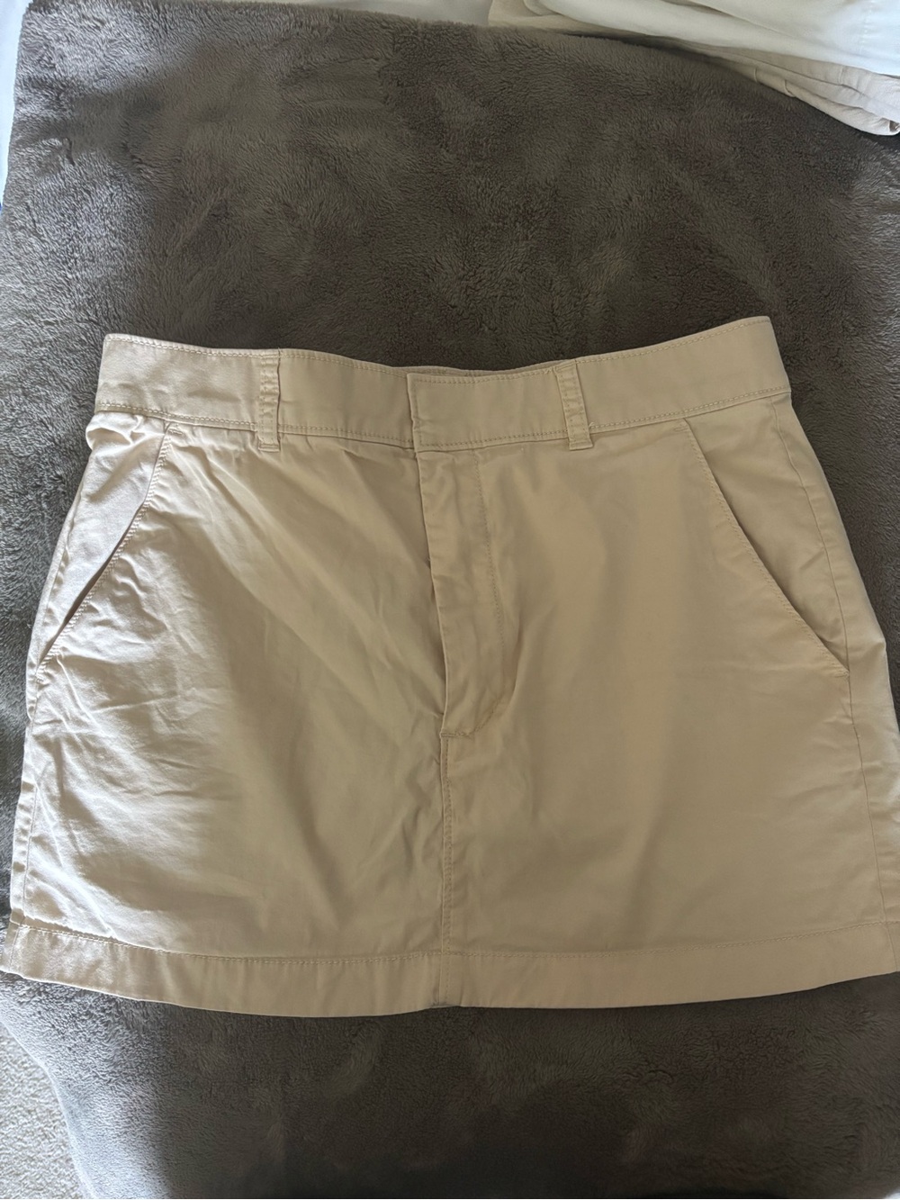 Abercrombie & Fitch Beige Mini Skirt